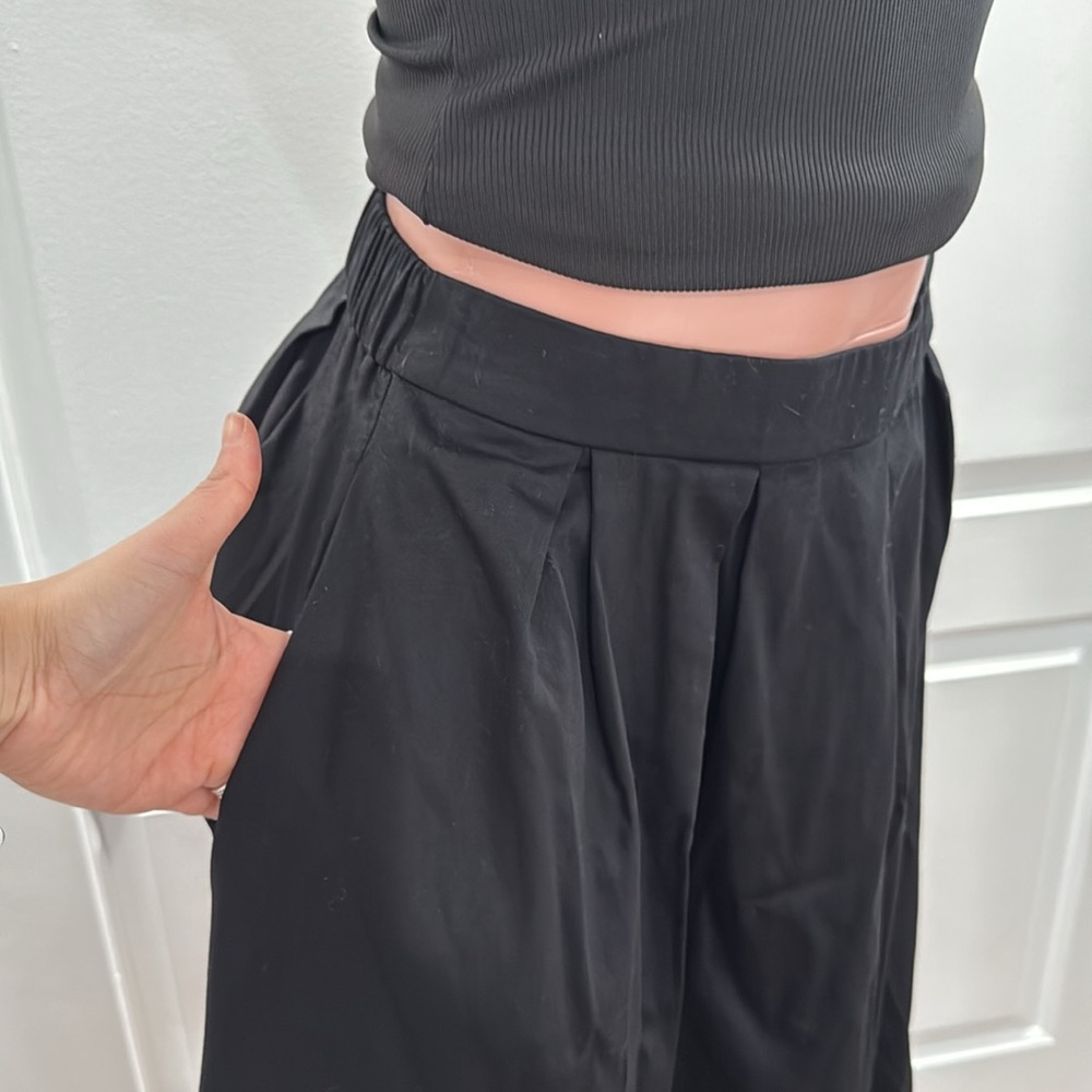 NWT Black High Waist A-Line‎ Skirt - Picture 10 of 11